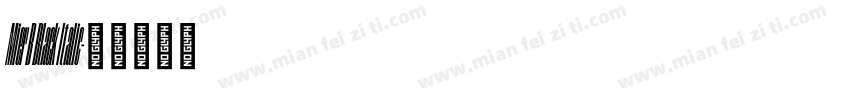 Mier B Black Italic字体转换